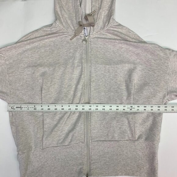 Athleta Women's Balance Stretch Heathered Full Zip Thumbhole‎ Sweatshirt Size XL - Picture 11 of 13